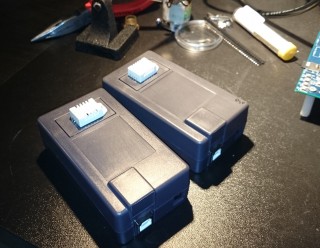 Two fully assembled enclosures
